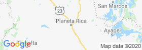 Planeta Rica map
